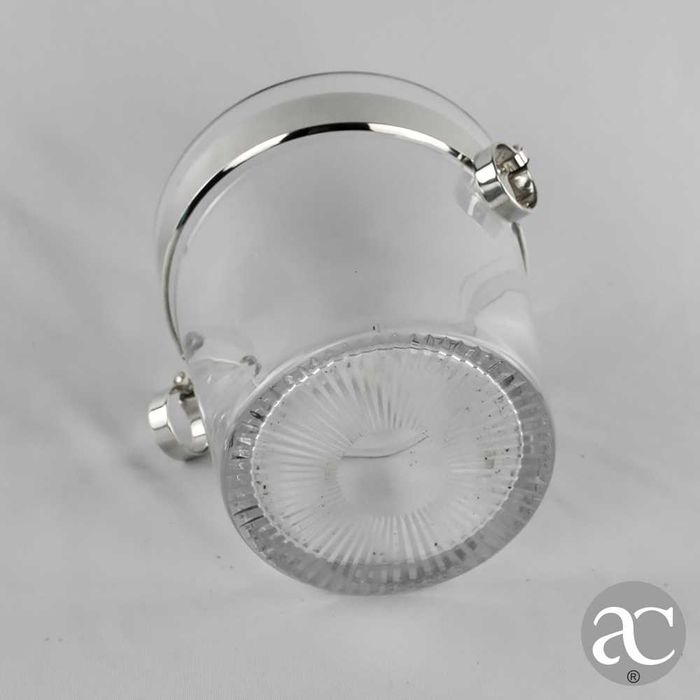 Balde de gelo em Cristal Atlantis e prata