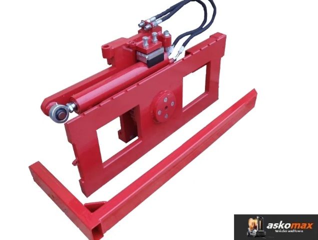 Obrotnica do wózka widłowego ciagnika wywrotnica skrzyniopalet koszy