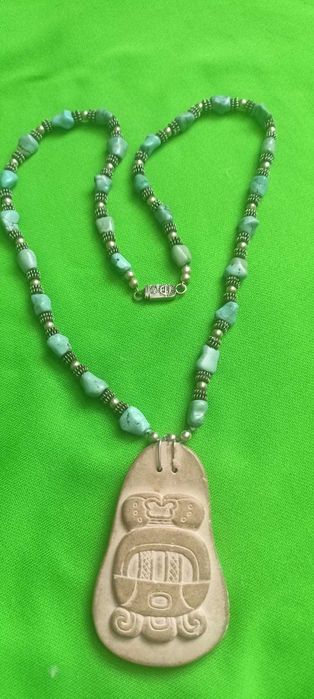 Vintage lata 50/60 Meksyk Majowie Srebro 925