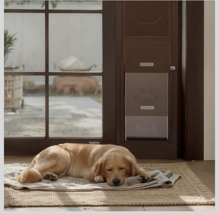 Porta para Cães VEVOR XL em Vidro – Ajustável