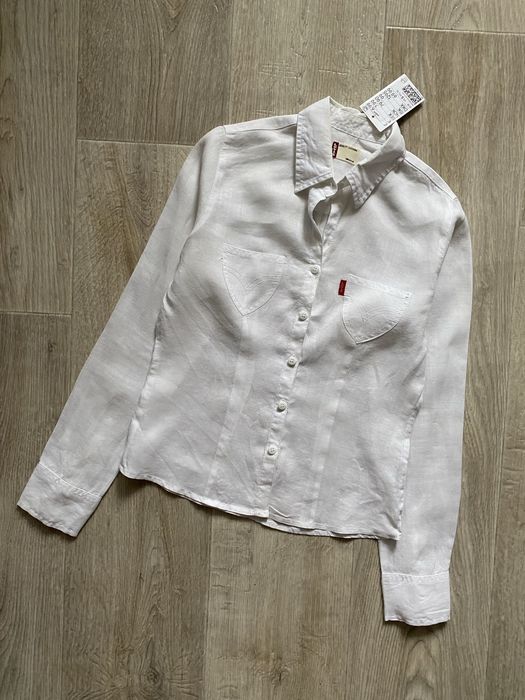 Levis льняная рубашка, лляна блуза, блузка