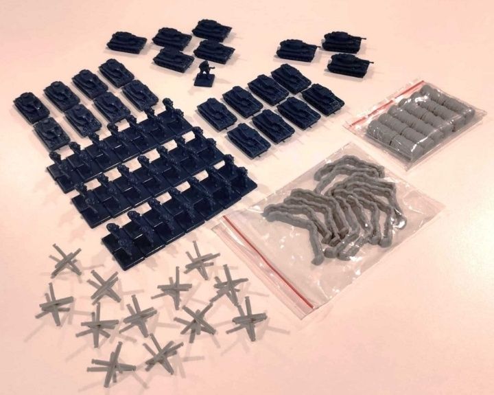 Memoir 44 (2025 Refresh) - zestaw elementów z gry (opis)