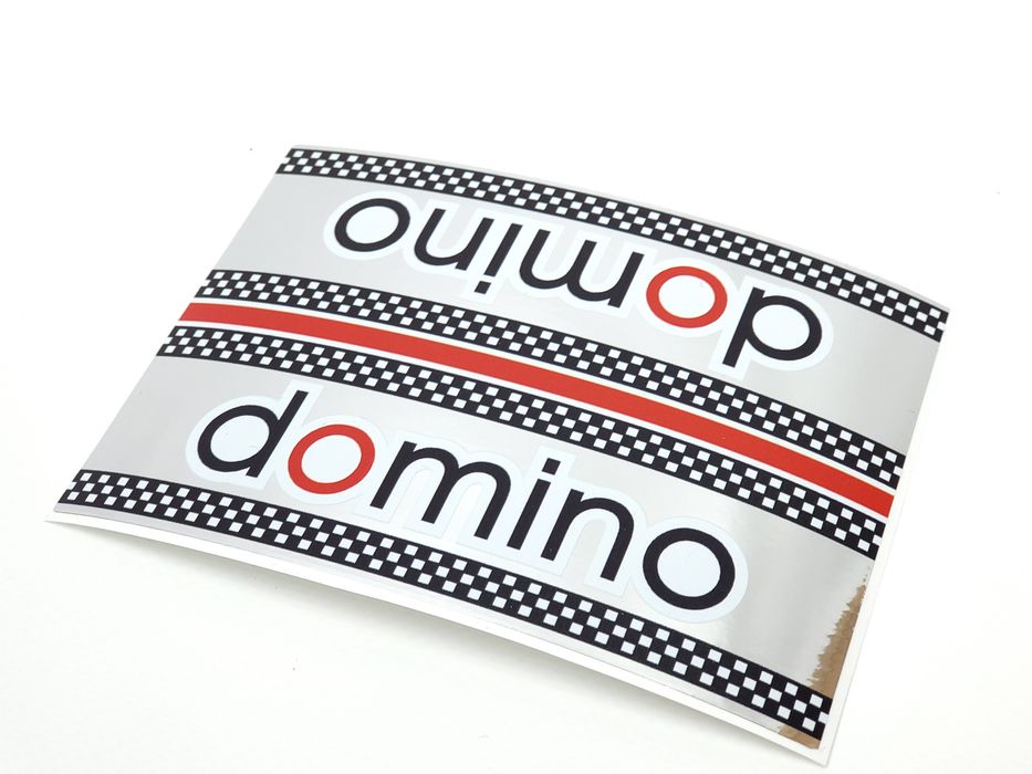 NOWA Naklejka Romet FSM Domino na ramę emblemat napis logo PRL