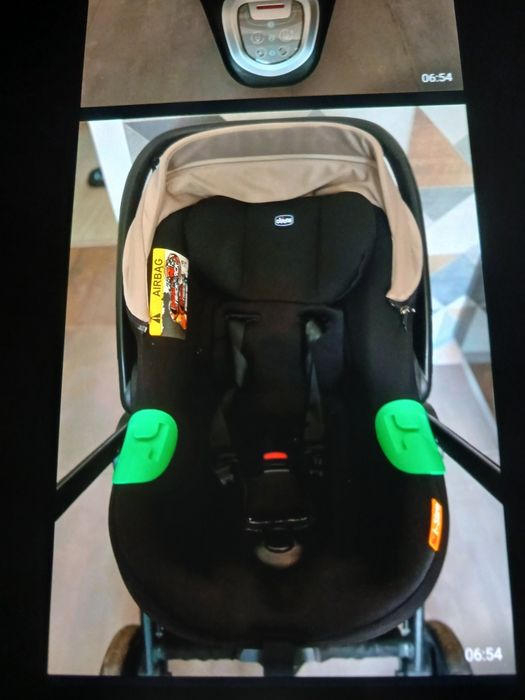 Trio da chicco com  isofix com bastante uso mas em bom estado. Oferta do  marsupio