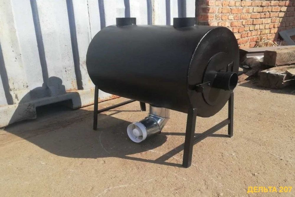 ОТ ЗАВОДА! ВЕЧНАЯ! 5 мм! 207 м3! Печь Булерьян - Буржуйка ДЕЛЬТА 207