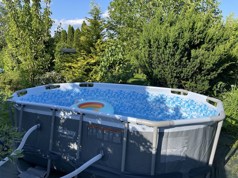 Basen ogrodowy stelażowy