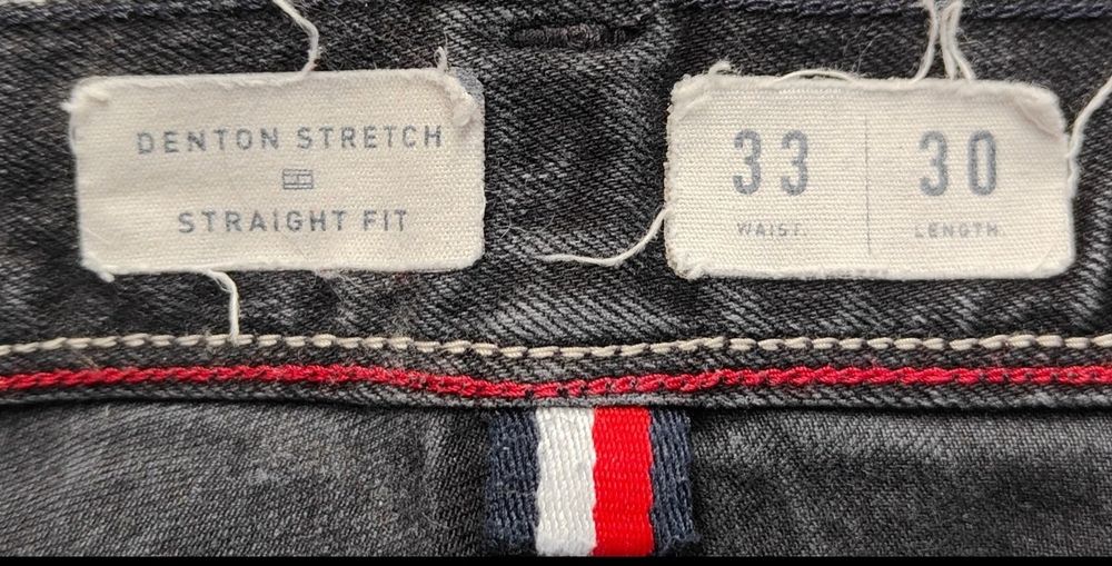 Wr) TOMMY HILFIGER Denton Strech oryginalne spodnie jeansowe Roz.33/30