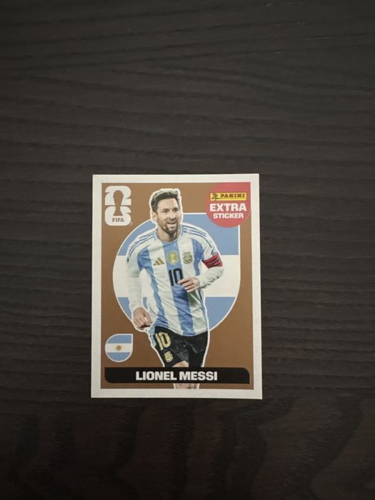 Cromo Extra Sticker Lionel Messi Mundial 2026 - Novo - Bronze
