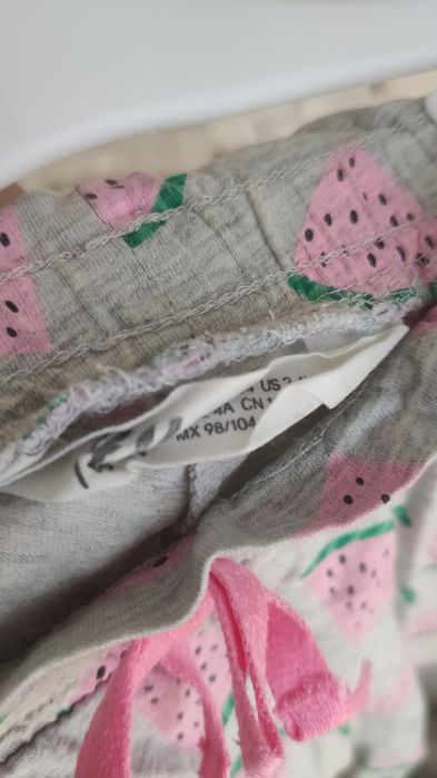 Spodenki piżama H&M roz. 98/104