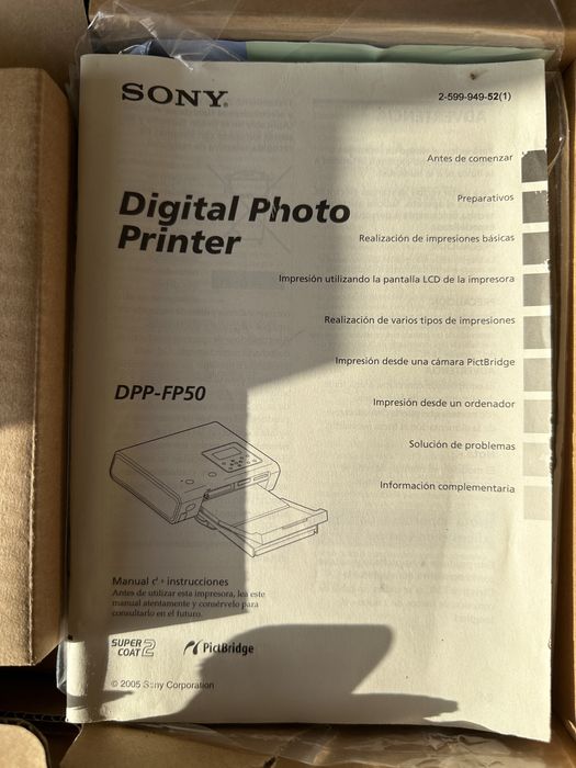 Digital Photo Printer Sony DPP-FP50