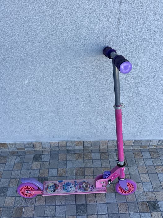 Trotinete criança rosa