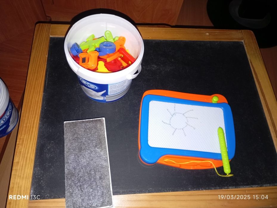 Quadro magnético dupla face