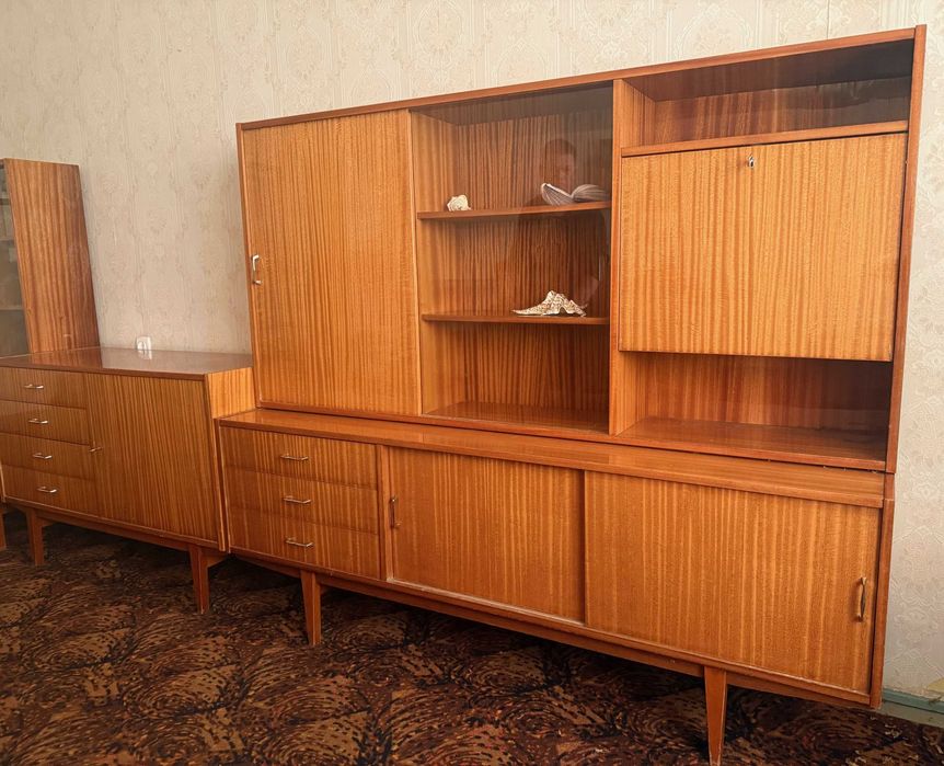 Meble Violetta, komoda, regał, kredens, vintage, retro, PRL