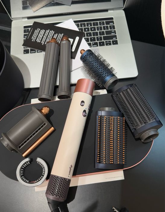 Dyson airwrap рожеве золото