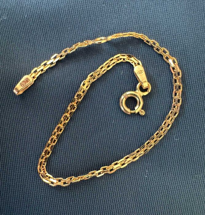 Pulseira de Bebê em Ouro 9k Maciço – Estilo e Delicadeza