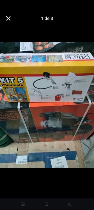 Compressor 50l com kit oferta