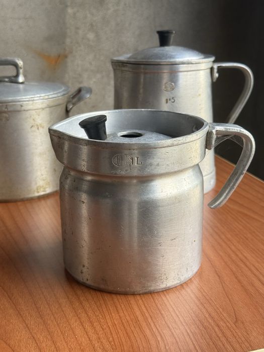 Conjunto de panelas em aluminio fundido