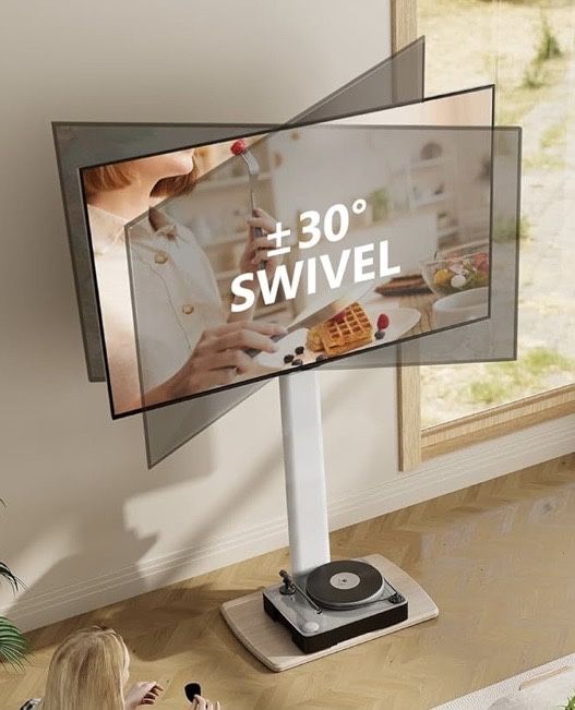 Suporte de TV de pé, ecrãs de 32 a 70 polegadas, VESA de 100 x 100 a 600 x 400 mm.