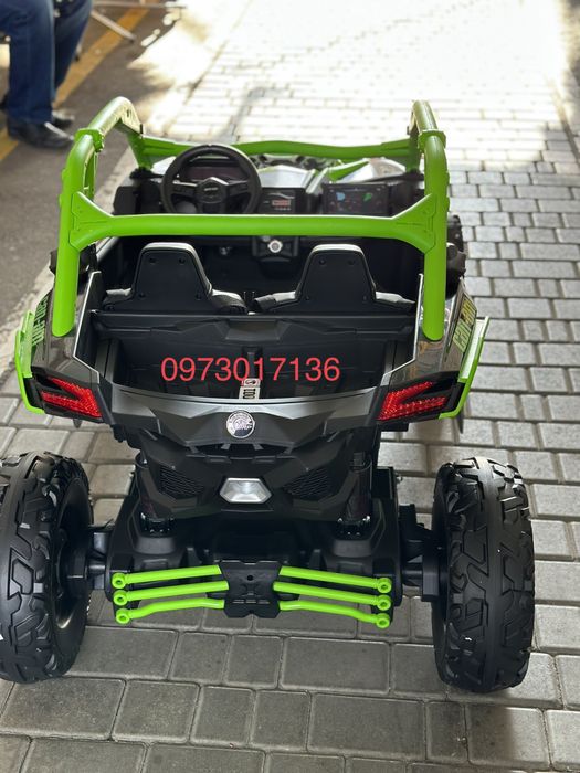 Детский электромобиль с пультом баги задний привод 24v до 100 кг