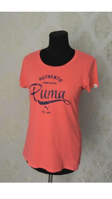 Футболка жіноча бренд Puma оригінал бавовна принт