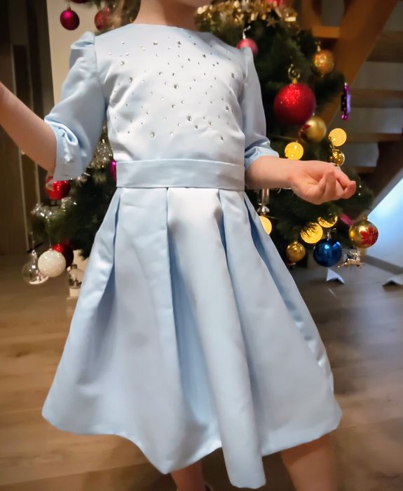 Святкова сукня, костюм сніжинки, крижинки, краплинки на 4-6 років