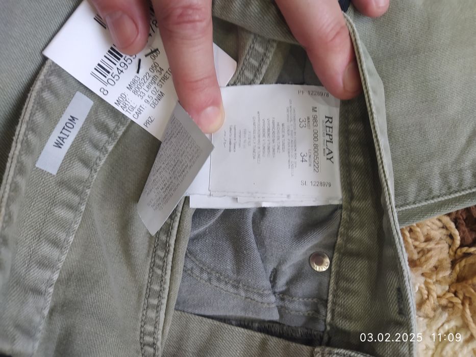 Джинси чоловічі REPLAY Jeans ORIGINAL