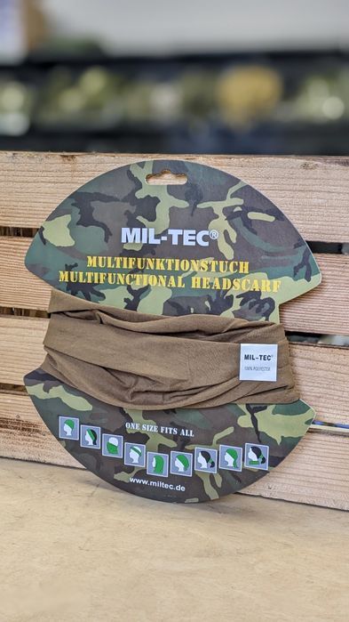 Головний убір багатофункціональний Баф  Mil-Tec військовий Німеччина