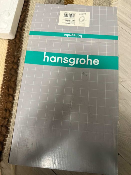 Дзеркало для гоління (косметичне) HANSGROHE AddStoris LED. Золоте