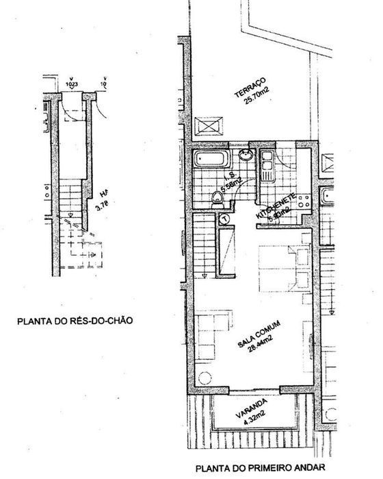 Apartamento em Estômbar e Parchal de 59,00 m2