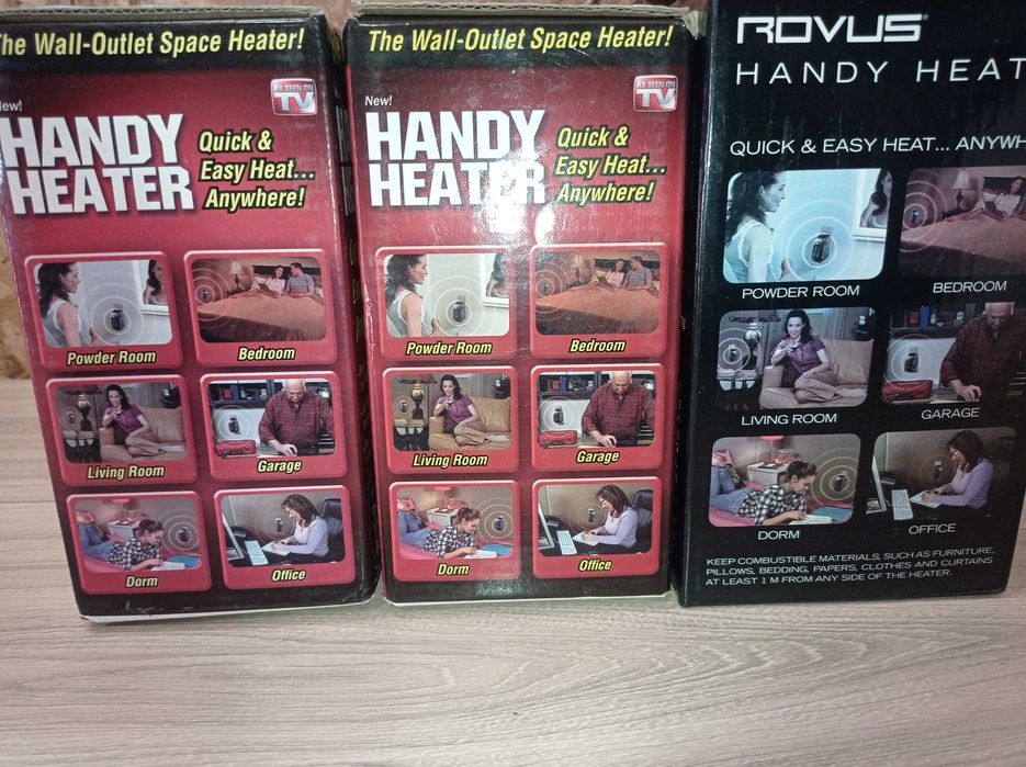 Grzejniki elektryczne do kontaktu - Handy Heater - nowe.