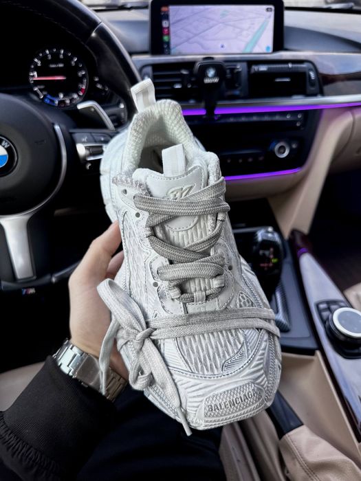 Balenciaga 3XL White трендові жіночі кросівки баленсіага білі