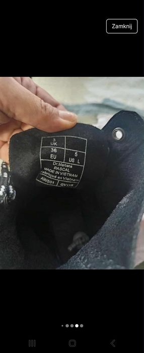 Buty Martensy czarne