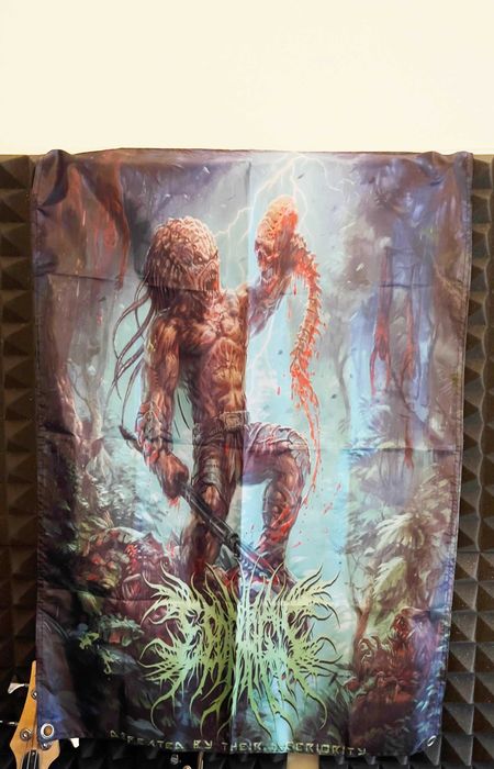 Banda Metal Tapeçaria pano. 64X96 CM