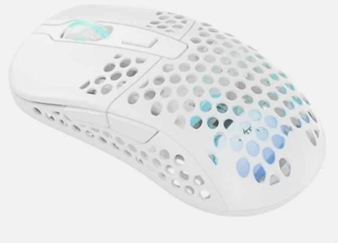 Mysz Gaming Cherry XTRFY M4 RGB Biała RGB 71g