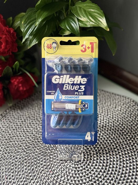 Maszynki do golenia Gillette Blue 3 Plus 4szt Nowe