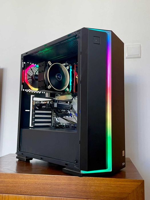 Computador PC Gamer RGB - i5 10600K + GTX 1650 Super + 16GB RAM DDR4