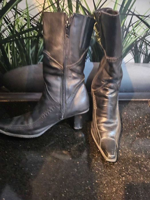 kozaki ze skóry idealny stan