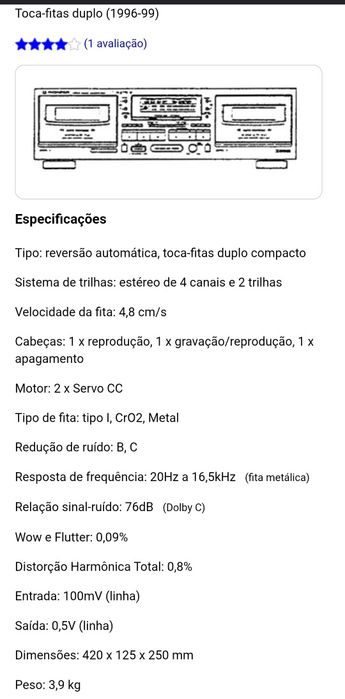 Pioneer Deck cassetes CT w205r