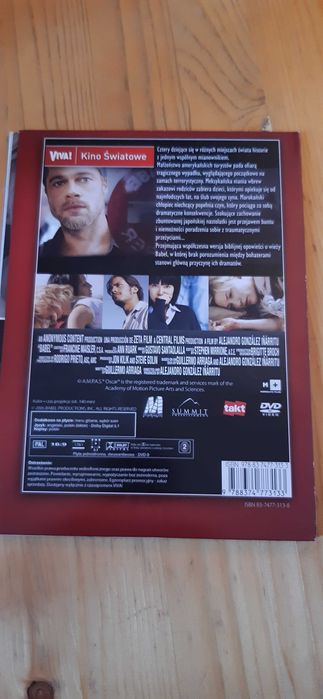 BABEL Brad Pitt Cate Blanchett DVD płyta z książeczką