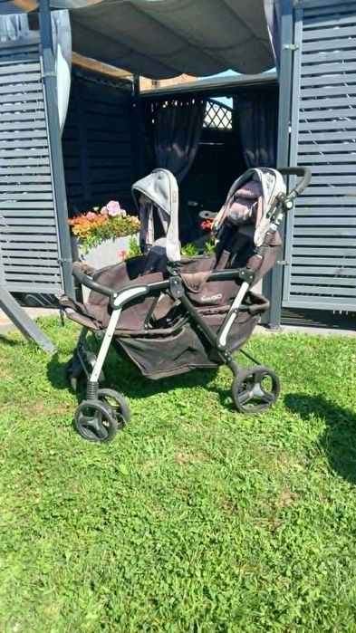 Wózek dla rodzeństwa EasyGo Duo – rok po roku – 300 zł