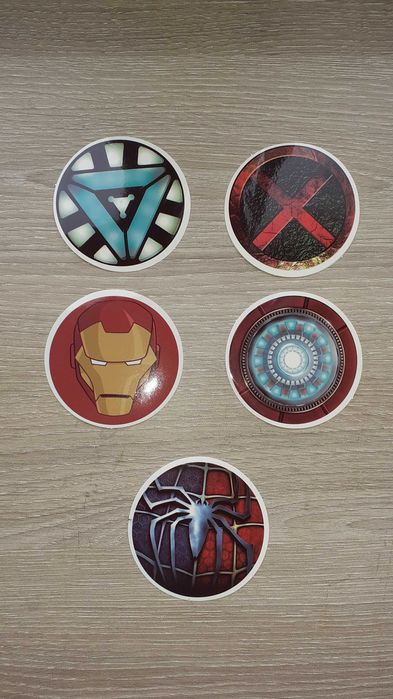 Stickers super heróis marvel, DC, X-men
