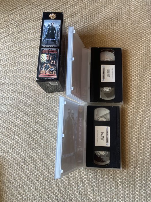 VHS Star Wars ,Matrix e Harrisson Ford