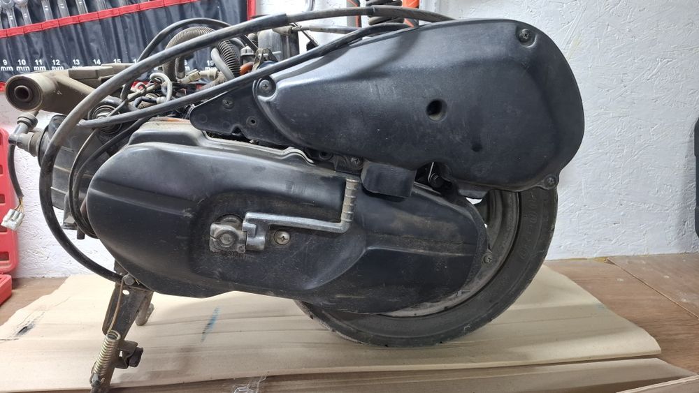 Кришка варіатора Suzuki lets 2, запчастини двигуна сузукі летс 2