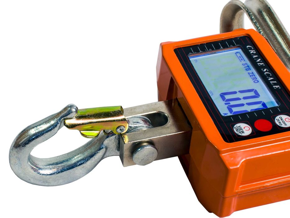 Rolnicza Elektroniczna Waga Hakowa Dźwigowa SOLIDNA 2t 2000kg Big Bag