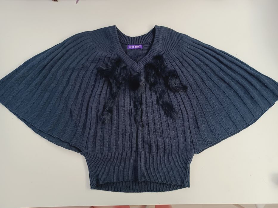 Sweter bluzka rozmiar S/M fason nietoperz