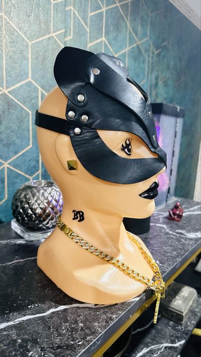 Skórzana maska Catwoman | pole dance exotic / drag / scena