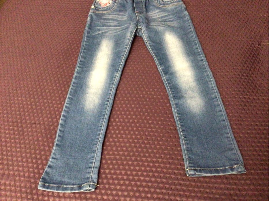 Spodnie jeansowe 116-122