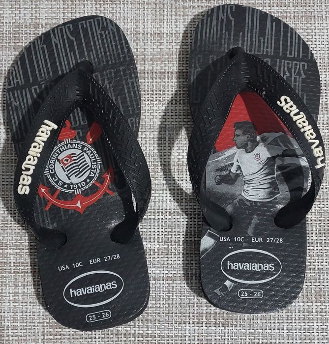 Chinelo Havaianas do Corinthians