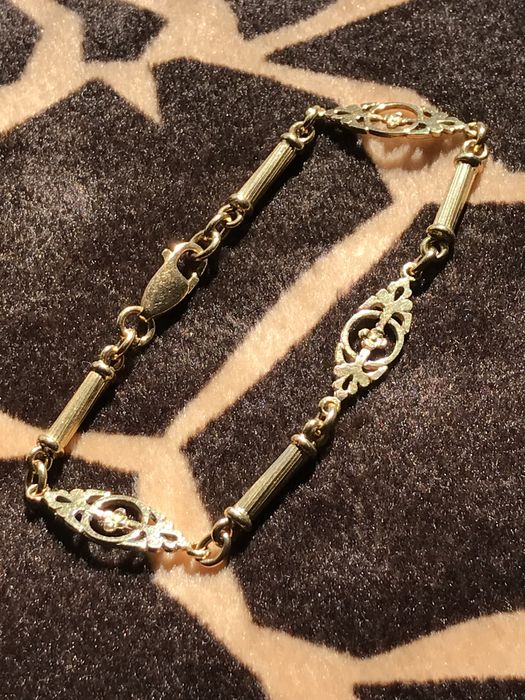 Pulseira em ouro Portugues 19,2 com 12gr peso