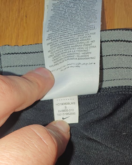 Świetne męskie krótkie getry do biegania na trening Nike Dri-Fit S BDB